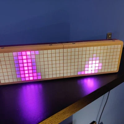 AWTRIX 2 - 4x WS2812 8x8 LED Panel Fully Printable (Vỏ in 3D)