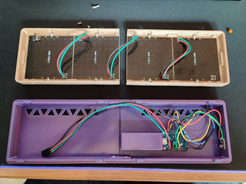 AWTRIX 2 - 4x WS2812 8x8 LED Panel Fully Printable (Vỏ in 3D) - Image 4