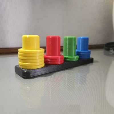 JUEGO DIDACTICO – Trò chơi giáo dục rèn vận động tinh, học nhận biết màu