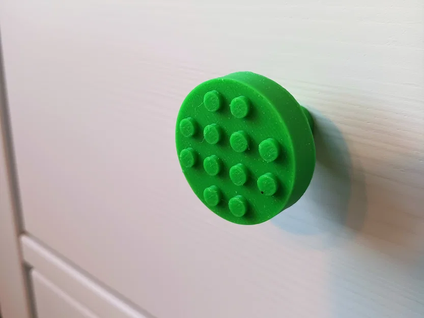 Núm Kéo Ngăn Kéo - Kiểu Gạch LEGO - Image 3