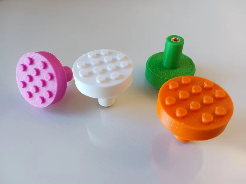 Núm Kéo Ngăn Kéo - Kiểu Gạch LEGO - Image 4