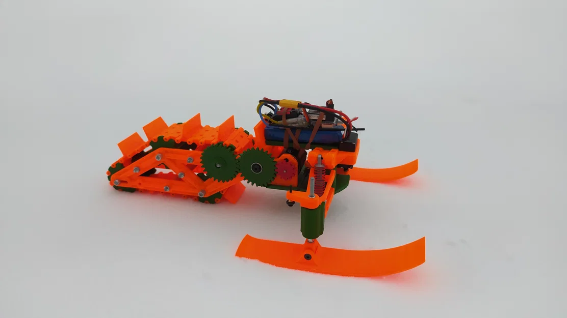 Xe Trượt Tuyết RC In 3D Open Source (dùng electronics Open rc f1) - Image 2