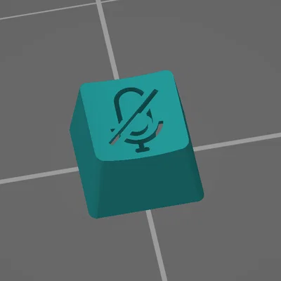 Keycap Tự In Cho Phím Mute Microphone - Cá Nhân Hóa Bàn Phím Cơ