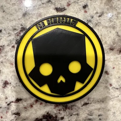 Mô hình đồng xu Helldivers 3 inch - Quà tặng cho game thủ