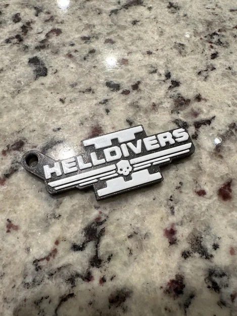 Móc khóa Helldivers 3D in ấn tượng cho game thủ - Image 1