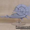 Mô hình Illithid Nautiloid Miniature Mind Flayer Spelljammer Ship từ DnD - Thumbnail 1
