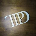 Mô hình 3D Logo Taylor Swift TPD (The Tortured Poets Department) - Thumbnail 1