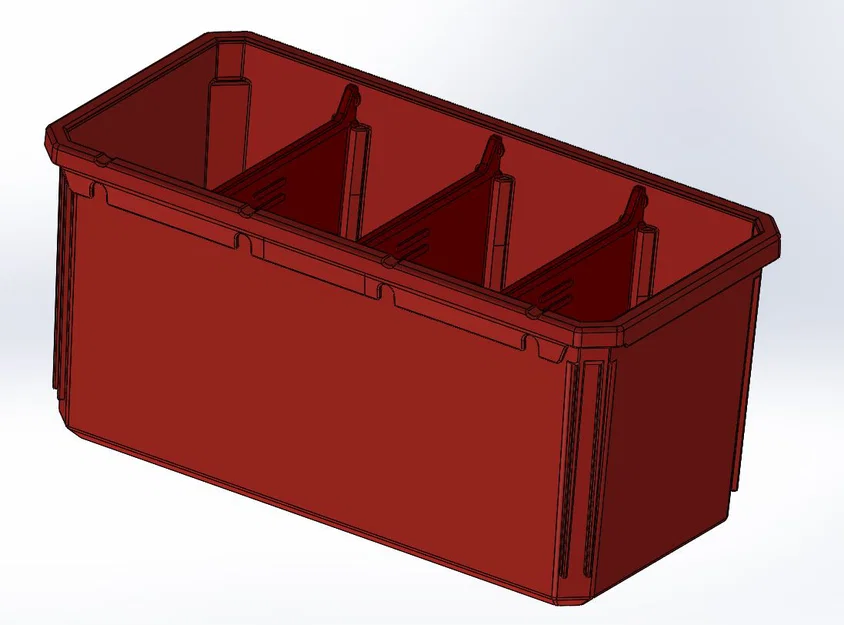 Khay chữ nhật chia 4 ngăn tương thích Milwaukee Packout (vách ngăn tháo rời) - Image 13