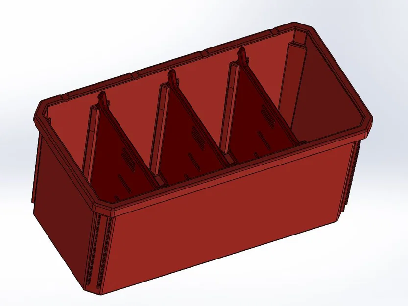 Khay chữ nhật chia 4 ngăn tương thích Milwaukee Packout (vách ngăn tháo rời) - Image 14