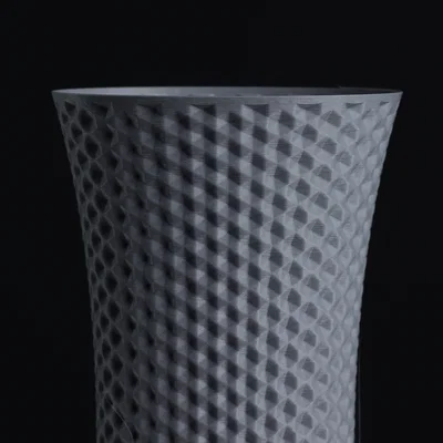 Bình Trophy | Texture Lục Giác (Vase Mode)