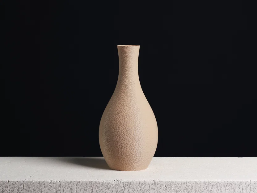 Bình Hoa Dạng Củ Họa Tiết Gạch (Vase Mode) - Image 1