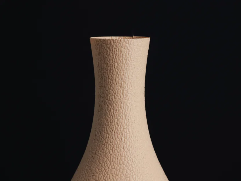 Bình Hoa Dạng Củ Họa Tiết Gạch (Vase Mode) - Image 2