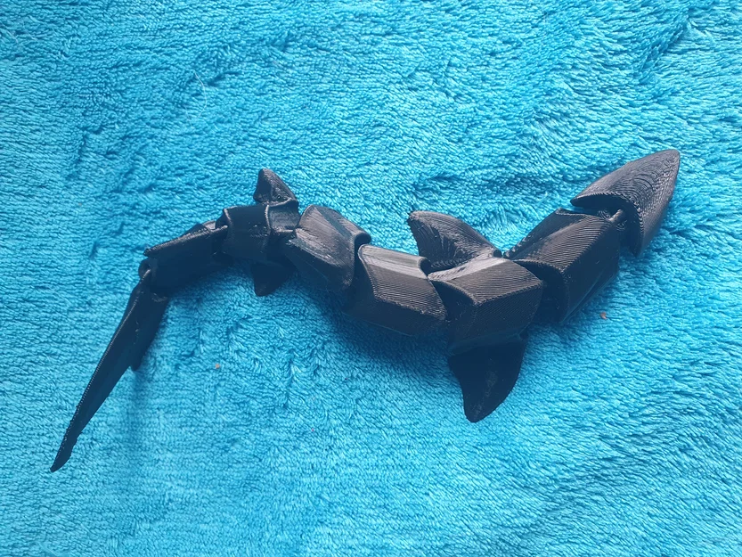 Cá mập hổ cát khớp linh hoạt (articulated Sand Tiger Shark) - Image 1