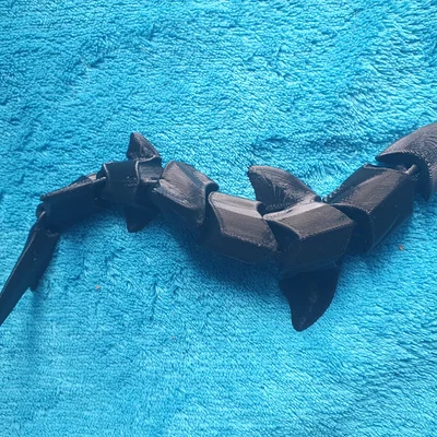 Cá mập hổ cát khớp linh hoạt (articulated Sand Tiger Shark)