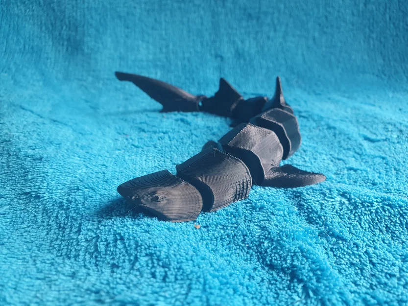 Cá mập hổ cát khớp linh hoạt (articulated Sand Tiger Shark) - Image 2