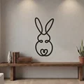 Mẫu in 3D tranh treo tường hình chú thỏ Bunny dễ thương - Thumbnail 1