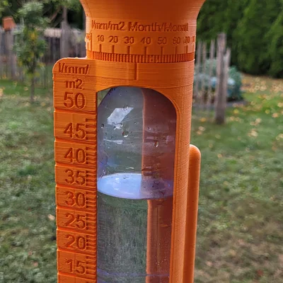 Ống đo mưa dùng chai PET 500ml (PET Bottle Rain Gauge/Regenmesser)