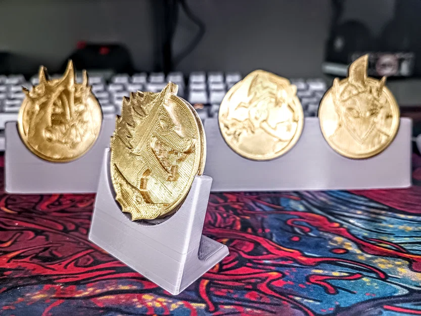 Giá đỡ huy hiệu Fortnite Medallion - Phụ kiện trưng bày 3D cho game thủ - Image 1