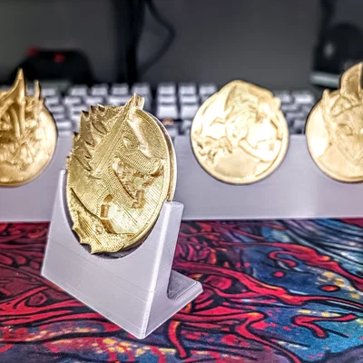 Giá đỡ huy hiệu Fortnite Medallion - Phụ kiện trưng bày 3D cho game thủ