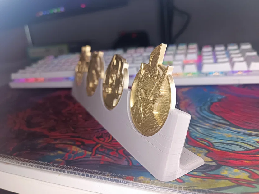 Giá đỡ trưng bày huy hiệu Fortnite (Fortnite Medallion Stand) in 3D - Image 2