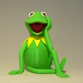 Kermit – Mô hình 3D Kermit the Frog (Muppet) - Thumbnail 1