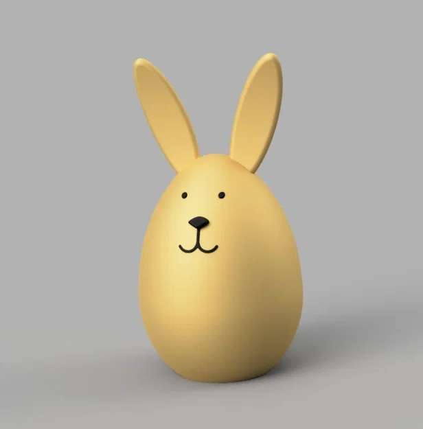 Mô hình chú thỏ Phục sinh Easter Bunny đáng yêu cho máy in 3D - Image 1