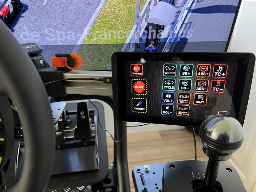 Bát gắn bên hông/Giá đỡ Tablet cho Fanatec Clubsport DD / DD+ / DD Pro / CSL DD - Image 4