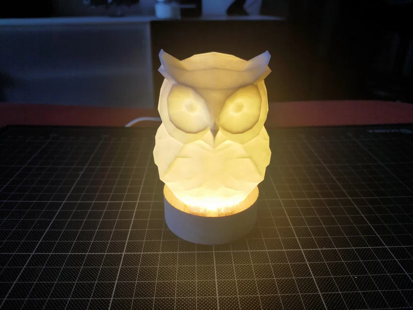 Đèn Cú Mèo Low Poly Dễ Thương - Image 2