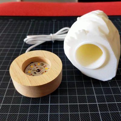 Đèn Cú Mèo Low Poly Dễ Thương