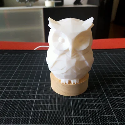 Đèn Cú Mèo Low Poly Dễ Thương