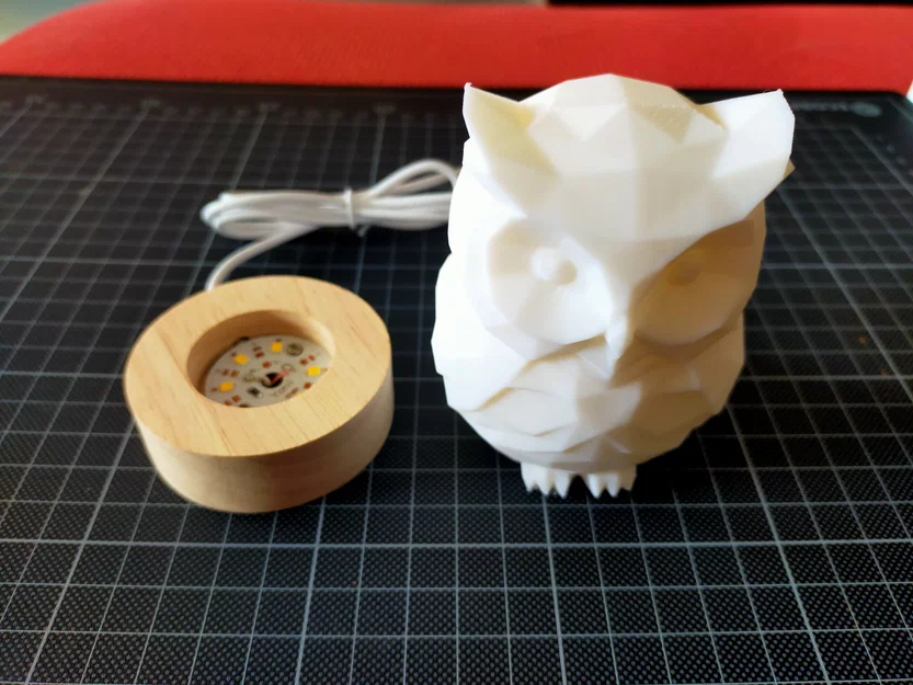 Đèn Cú Mèo Low Poly Dễ Thương - Image 5