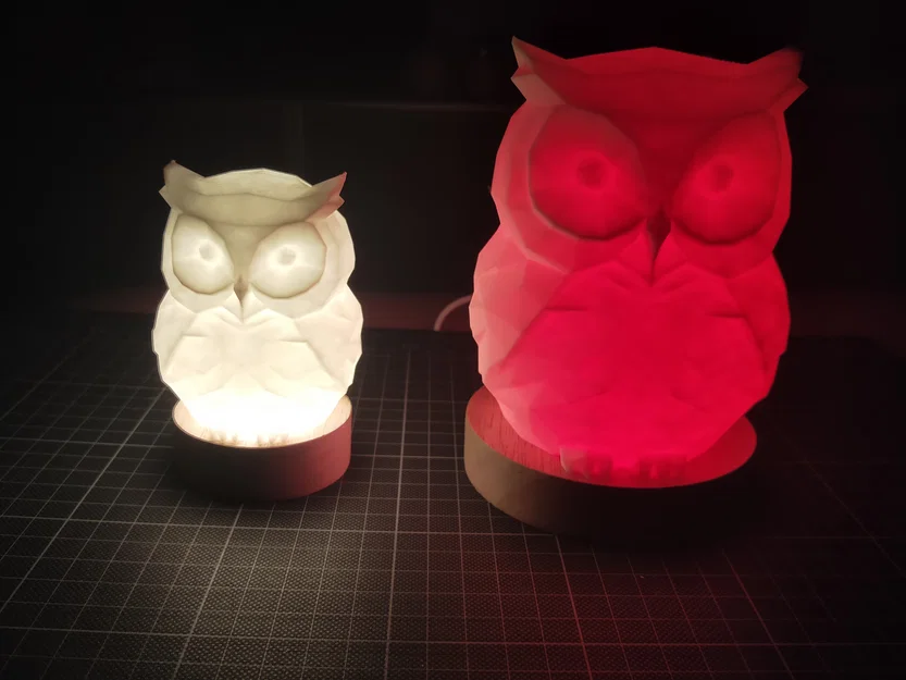 Đèn Cú Mèo Low Poly Dễ Thương - Image 7