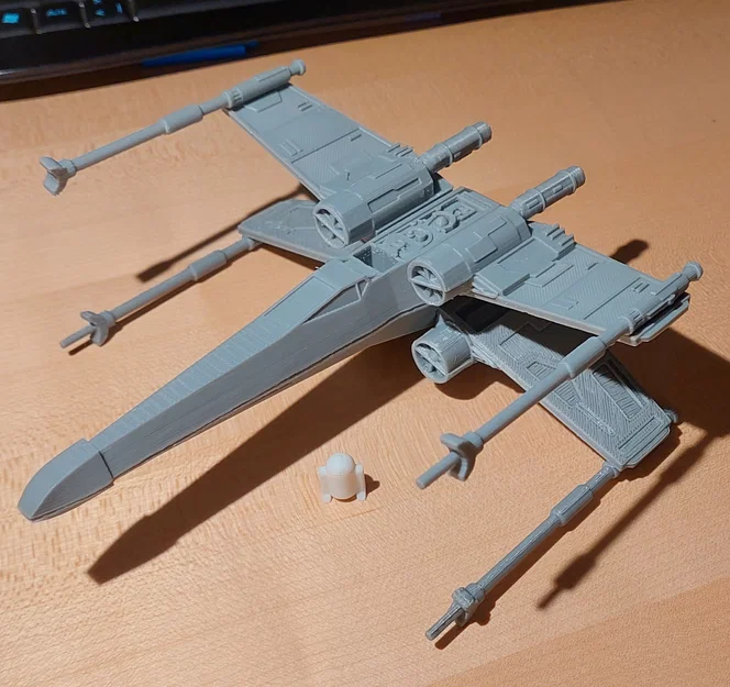 X-Wing Star Wars – Mẫu in 3D nhiều phần, tháo rời R2-D2 - Image 2