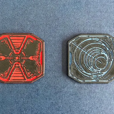 Bộ Token Twin Suns 3D tuyệt đẹp cho Star Wars Unlimited