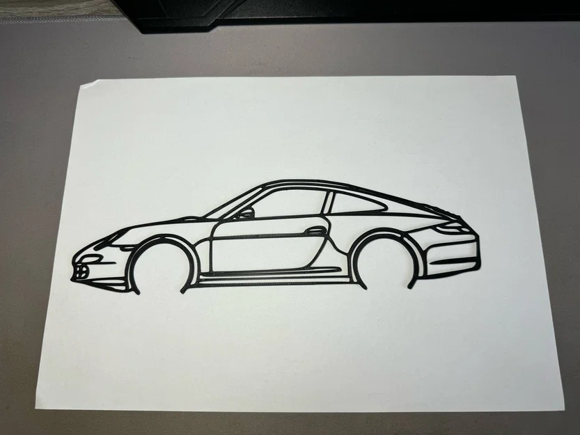 Mô hình trang trí treo tường Porsche 997 siêu chất cho fan xe hơi - Image 1