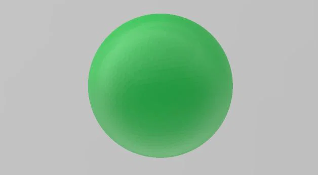 Mô hình quả bóng bàn Low Poly (Ping Pong Ball) in 3D chất lượng - Image 1