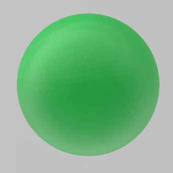 Mô hình quả bóng bàn Low Poly (Ping Pong Ball) in 3D chất lượng