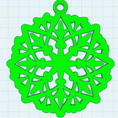 Mẫu đồ trang trí cây thông Noel (Christmas Ornament) in 3D đẹp mắt