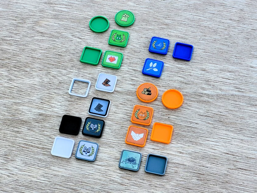 Bộ khung 3D bảo vệ token cho game chiến thuật Root - Image 1