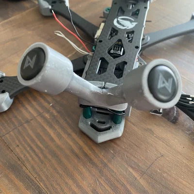 Ngàm anten kép cho Fusion Bando V2 Walksnail Moonlight (TPU)