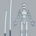 Bộ đôi kiếm Katana cho mô hình Dummy 13 - Phụ kiện 3D ấn tượng - Thumbnail 2