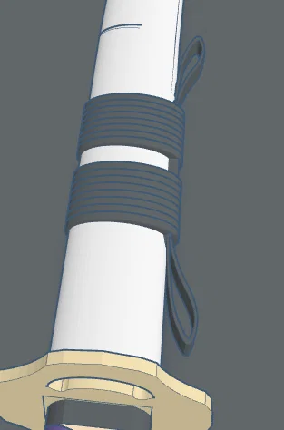 Bộ đôi kiếm Katana cho mô hình Dummy 13 - Phụ kiện 3D ấn tượng - Image 4