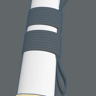 Bộ đôi kiếm Katana cho mô hình Dummy 13 - Phụ kiện 3D ấn tượng