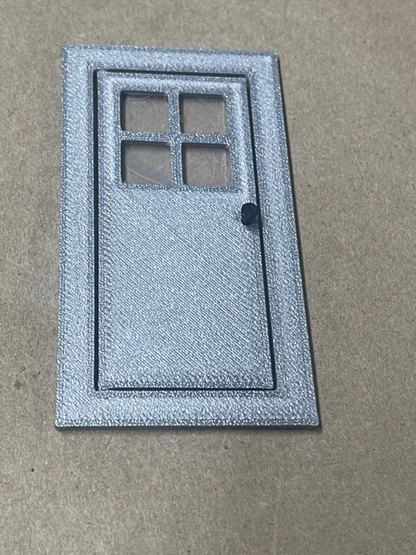 Cửa cho nhà búp bê hoặc nhà kho mô hình tỷ lệ 1:25 - Image 1