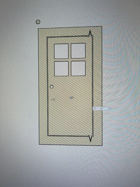 Cửa cho nhà búp bê hoặc nhà kho mô hình tỷ lệ 1:25 - Image 3