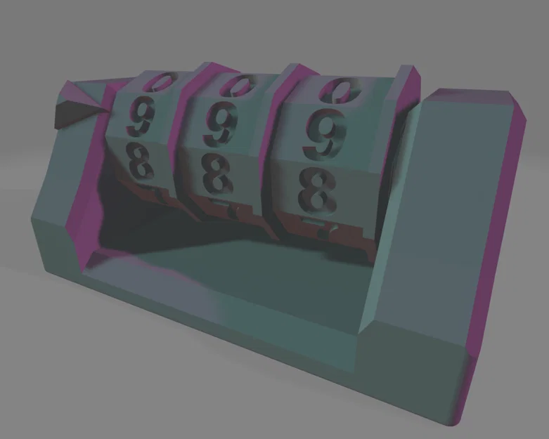 Bộ đếm máu Life Counter cho game Dungeons & Dragons (DND) in 3D - Image 1