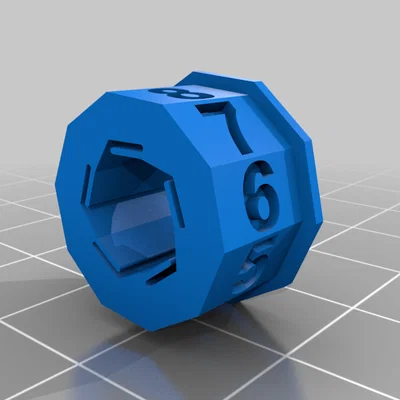 Bộ đếm máu Life Counter cho game Dungeons & Dragons (DND) in 3D