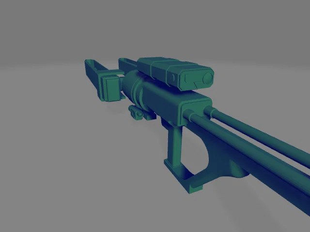 Mô hình 3D súng Railgunner - Risk Of Rain 2 cho dân Cosplay - Image 1