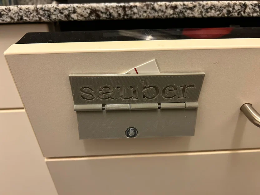 Bảng báo Sạch/Dơ cho máy rửa chén (Dishwasher sign) - Image 2