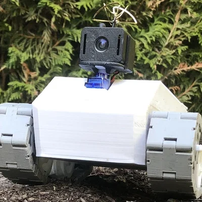 Xe RC bánh xích Arduino FPV in 3D kèm bộ điều khiển